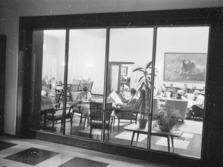 1955 - Kurhaus Lesesaal