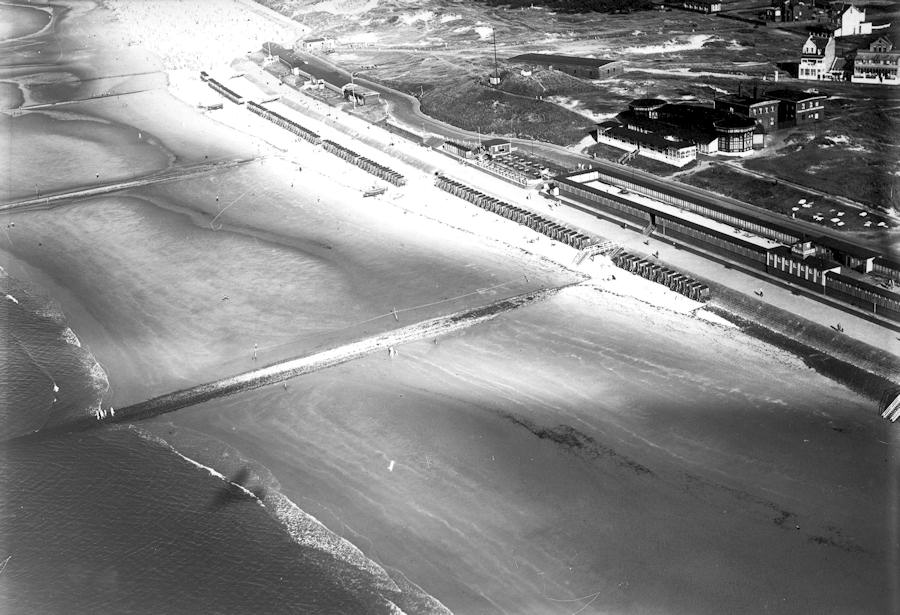 1955 (um) - Luftaufnahme von Georgshöhe und der Giftbude