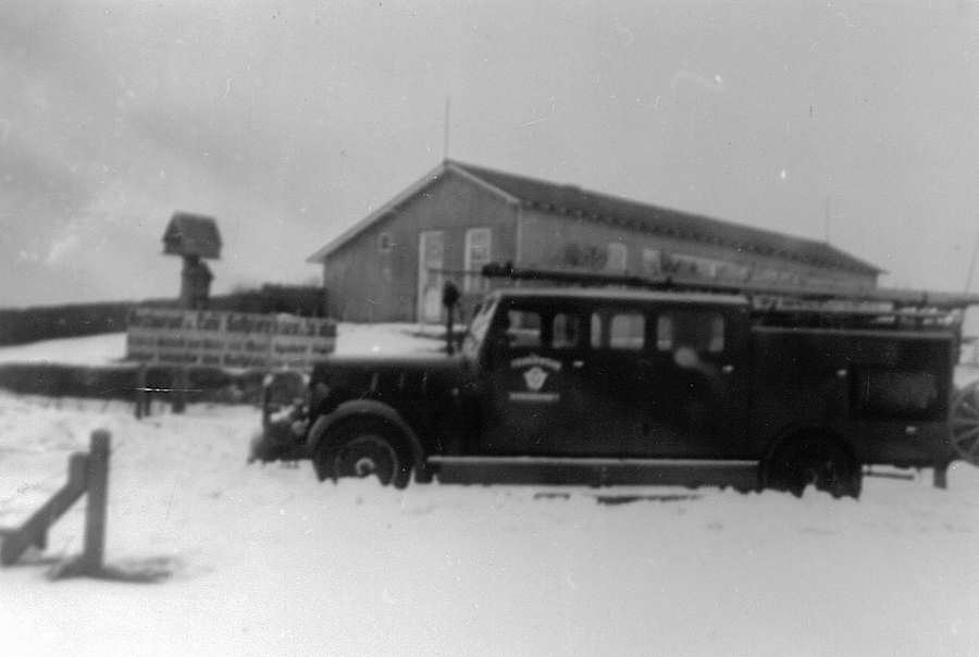 Probefahrt des 1. LF 15 im Schnee 1942