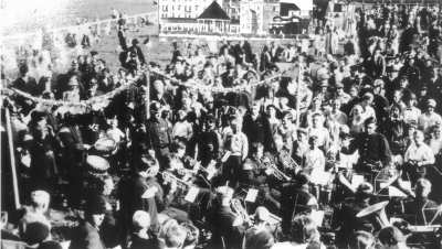 Großes Sommerkonzert auf der Kaiserwiese - 1932