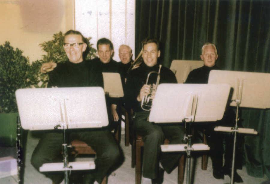 Heimatabend mit der Bläsergruppe 1966