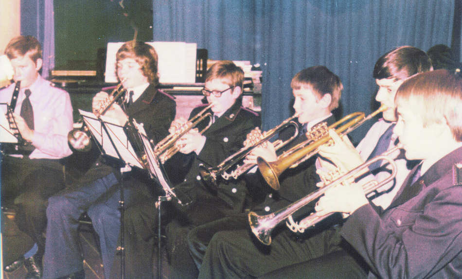 Der erste öffentliche Auftritt der Jung-Musiker 1976