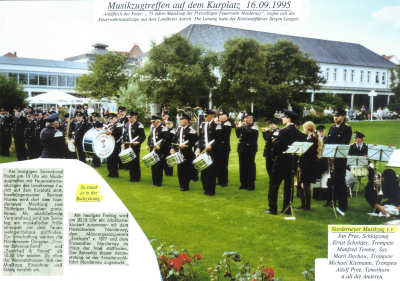 Musikzugtreffen auf dem Kurplatz - 16.09.1995