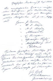 Ausschuß zur Ausarbeitung der Statuten 1884