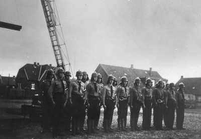 Grundausbildung der HJ Feuerwehr 1939