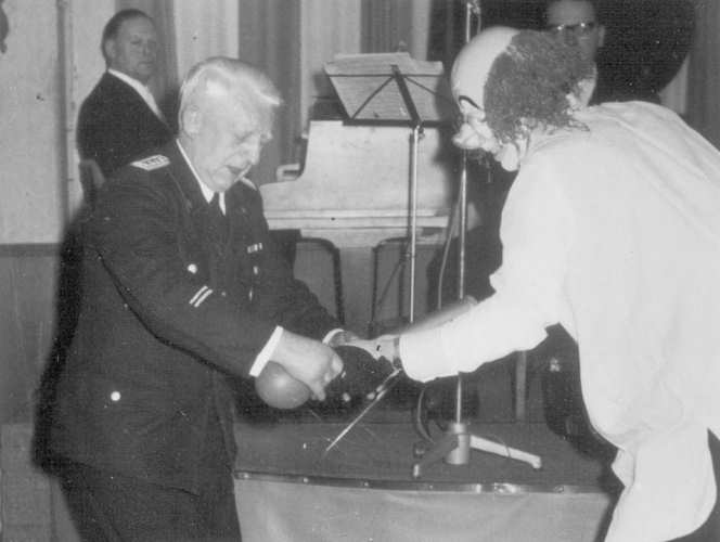 Stiftungsfest der Wehr am 15.01.1955 im Hotel "Rheinischer Hof"