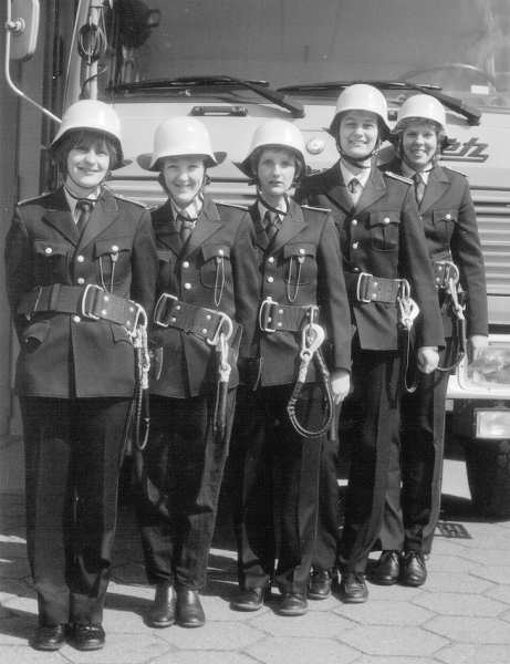 Feuerwehrassistentinnen 1985