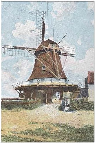 Die Norderneyer Mühle um 1900