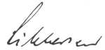 Unterschrift Sibbersen